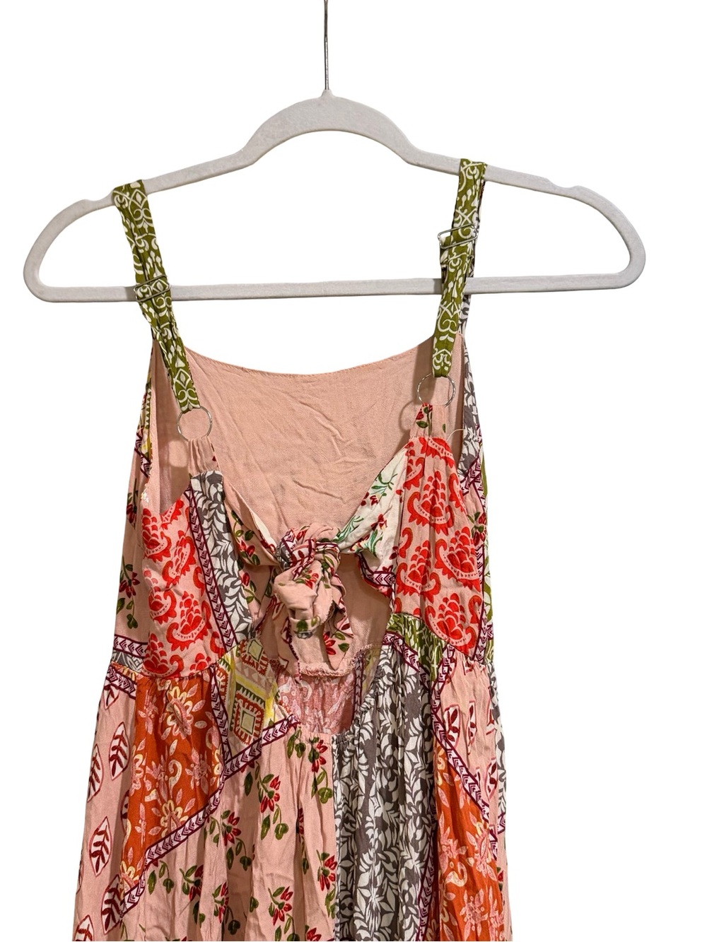β¨ Anthropologie Abel the Label Gypsiana Patchwork Maxi Dress Size Small - Picture 9 of 12